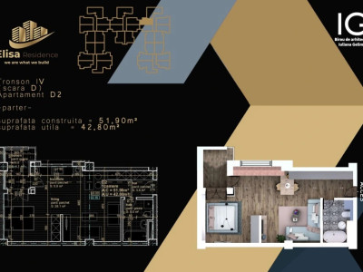 Spre vânzare | Studio✨ELISA RESIDENCE– locul în care viitorul tău prinde contur.