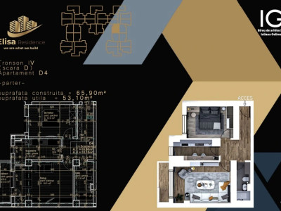 Apartament 2 camere✨ ELISA RESIDENCE – locul în care viitorul tău prinde contur.