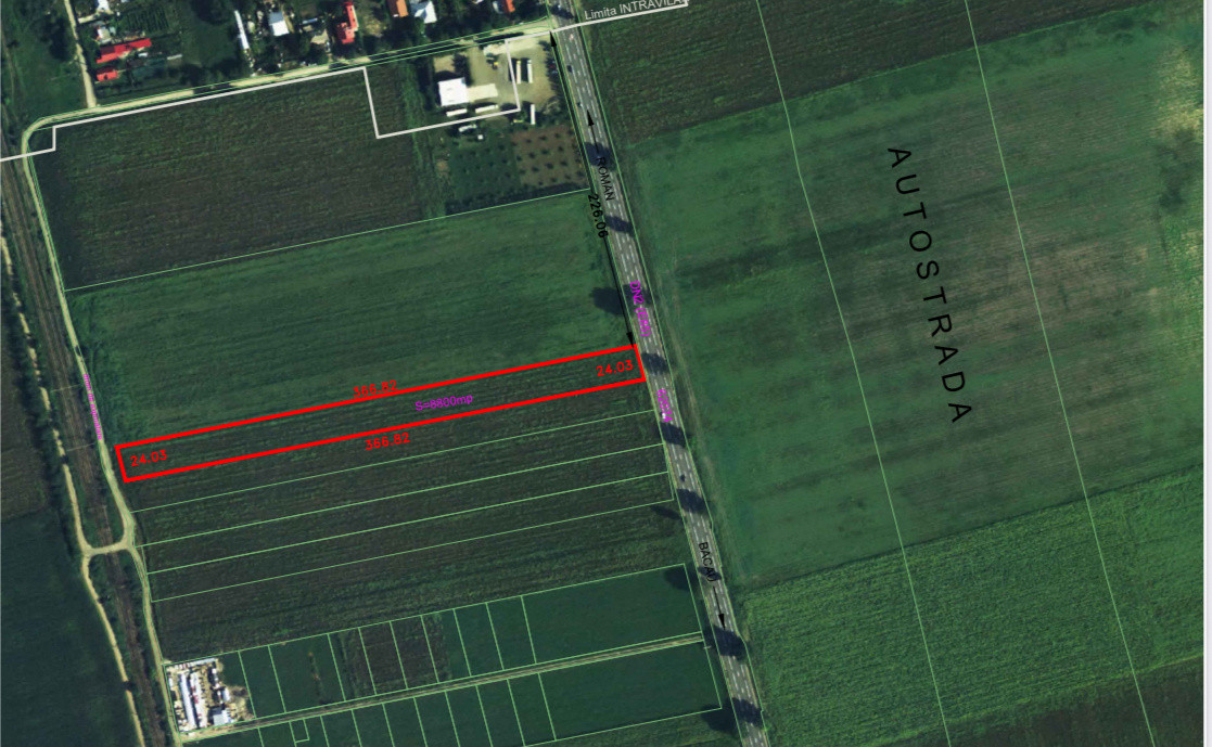 Teren extravilan, zona Itești, 8800 mp