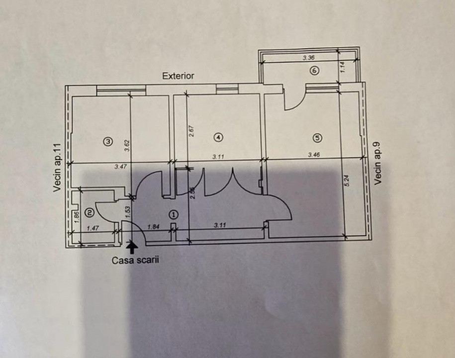 Apartament de vanzare  zona Milcov