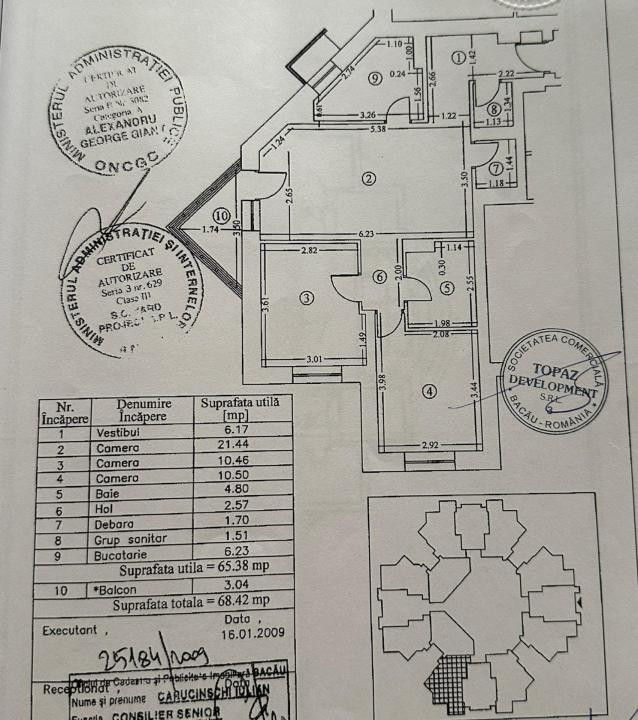 Apartament Adama( pretabil cabinet medical)