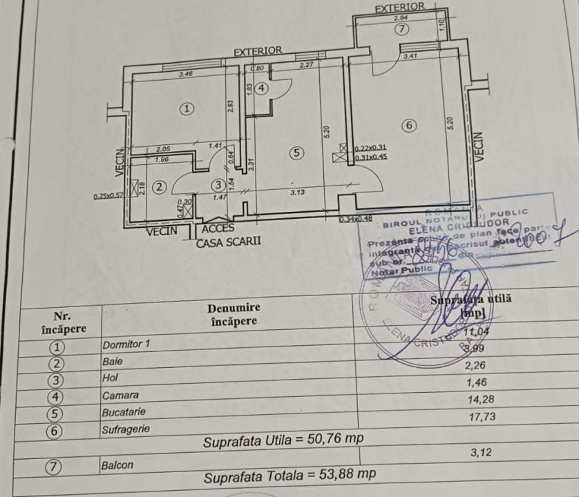 Spre vânzare | Apartament 2 camere | Orizont 
